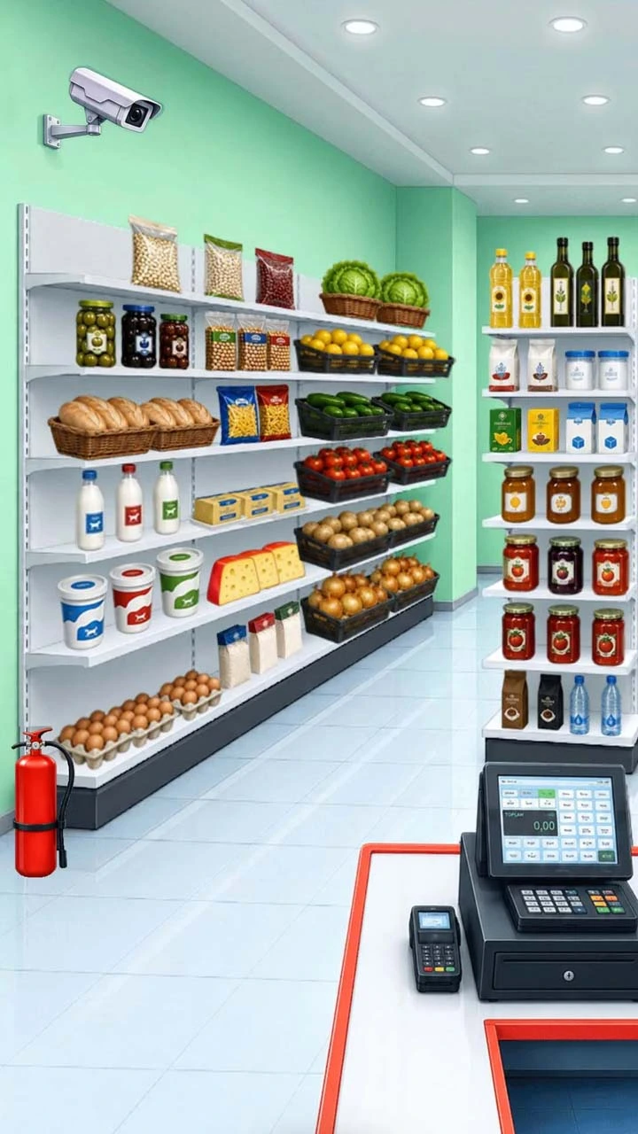 Factory & Market Tycoon - Market görünümü